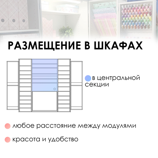 Ящик ЦС W960 ST7 Белый классический MAXI