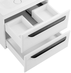 Тумба под раковину Cezares Eco-Cer 60 ECO-CER-600-2C-SO-BO подвесная Bianco Opaco