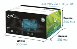 Насос LEO AJDm55/4H