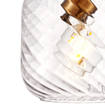 806170 Подвес NUBELLA 1х12W (led) E27 ЧЕРНЫЙ/БРОНЗА/ПРОЗРАЧНЫЙ