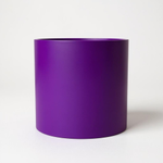 Шляпная коробка без крышки и лент 24х25 см Цвет; Фиолетовый.