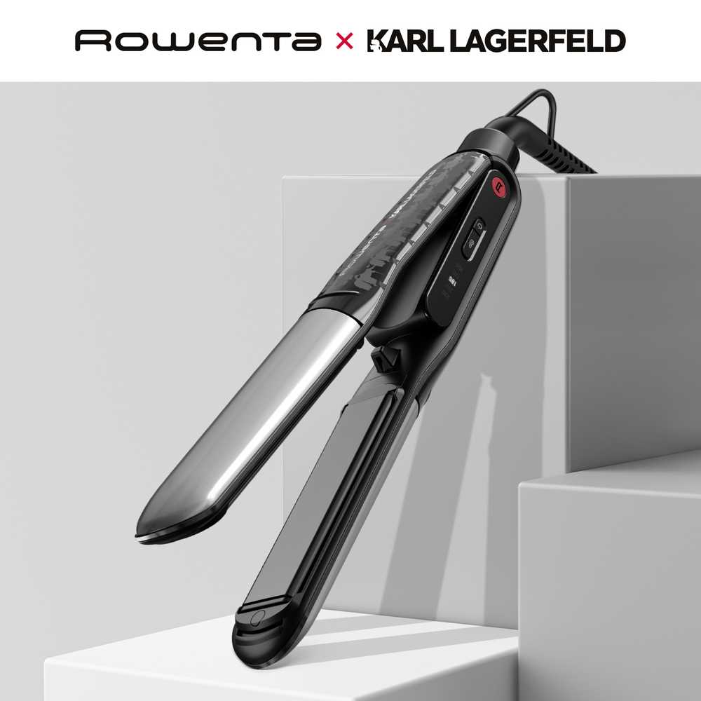 Выпрямитель для волос Rowenta Karl Lagerfeld Thermostyle SF712LE0 2 в 1