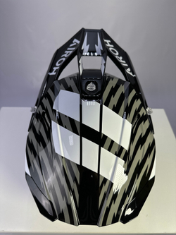 Шлем Airoh TWIST 3 THUNDER Black/White Glossy, L