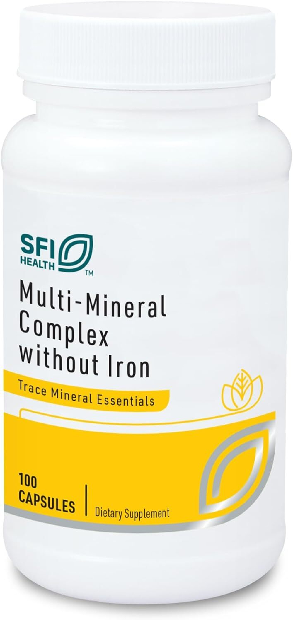 SFI/Klaire Labs - Multi-Mineral Complex without Iron 100 capsules