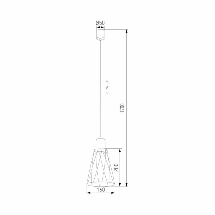 Подвесной светильник TK Lighting 10155 Modesto
