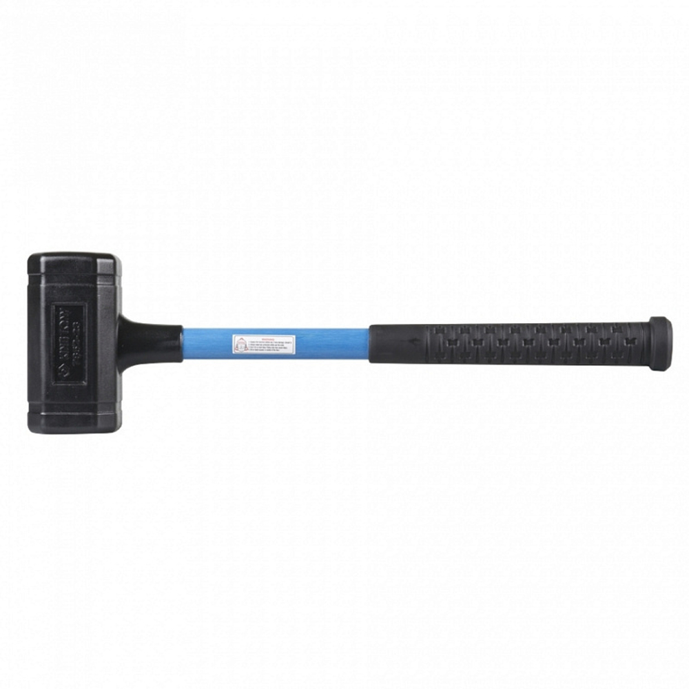 KING TONY (7852-23) Кувалда резиновая 1650 г, фиберглассовая рукоятка