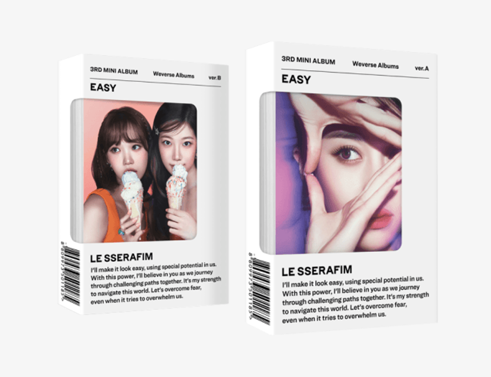 Альбом LE SSERAFIM - 3rd Mini Album 'EASY' (Weverse Albums ver.)