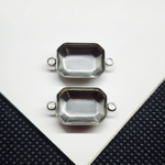 Коннектор сталь, под вклейку, для кристалла 10×14мм, штучно