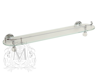 Полка с галереей 60см. Migliore Amerida ML.AMR-60.420.CR хром Swarowski