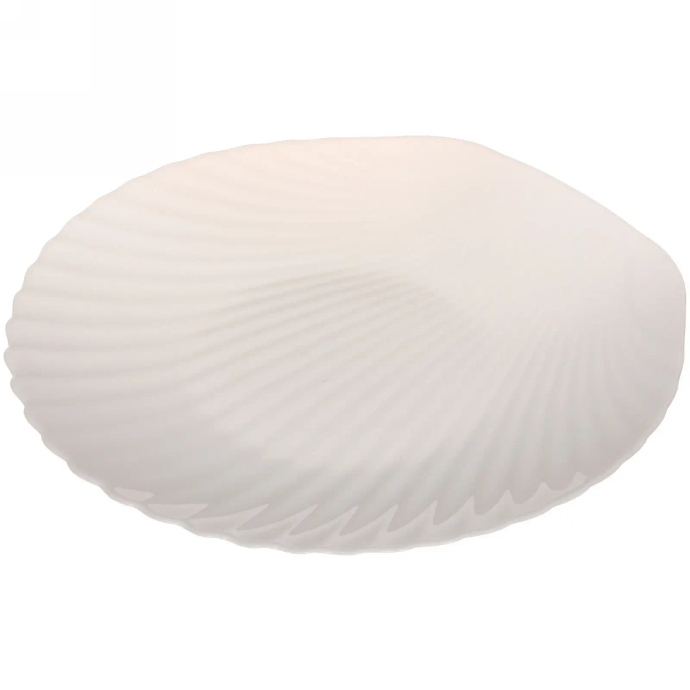 Тарелка «White magic» 26,5*2,5см стеклокерамика Ракушка