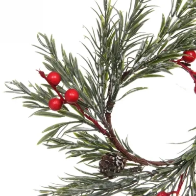 Венок хвойный новогодний «Лесной сюрприз» , 25 см