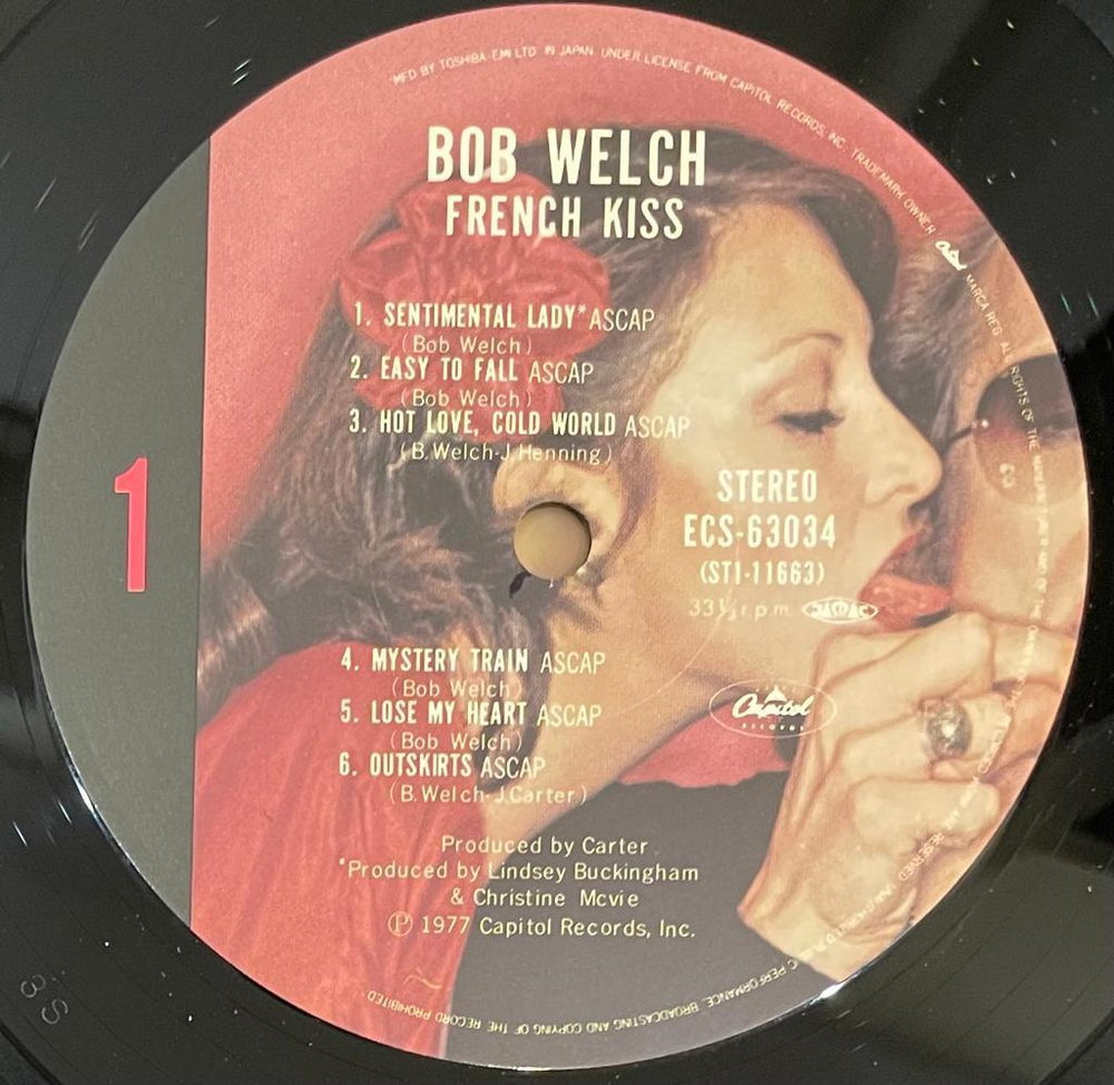 Bob Welch- French Kiss (Япония 1977г.)
