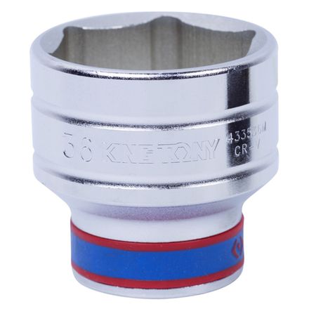 Цена на KING TONY (433536M) Головка торцевая стандартная шестигранная 1/2", 36 мм