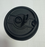 Крышка д/стак.тип В Покров д.90мм ПП 24уп.*50шт крышка, заглушка чёрные 1200 шт