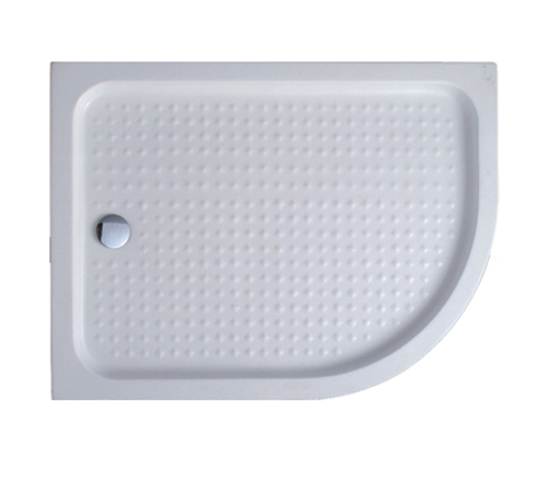Поддон акриловый 120х100 левосторонний Cezares TRAY-A-RH-120/100-550-15-W-L с сифоном