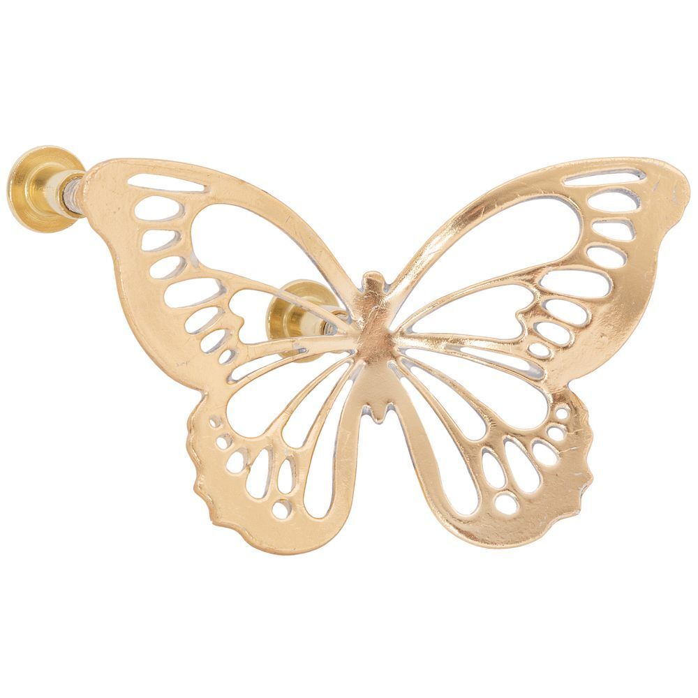 Ручка мебельная Бабочки 110 Айвори