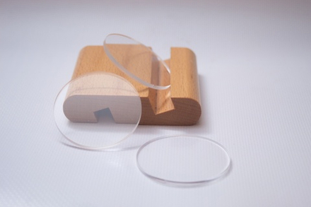 Круглая прозрачная база 50 мм — 5 шт.