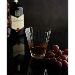 Стакан Олд Фэшн 340 мл "Fire Optical" d 9,4 см h10,7 см оптические грани дно овал P.L. - BarWare [6]