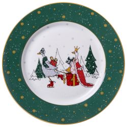 ТАРЕЛКА ОБЕДЕННАЯ LEFARD "FAMILY CHRISTMAS" 25 СМ (КОР=24ШТ,)