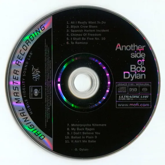 Bob Dylan - Another Side Of Bob Dylan (MFSL) SACD