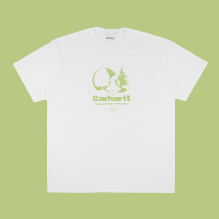 Футболка мужская Carhartt WIP Surround артикул:I033183_white - купить в магазине Дайс