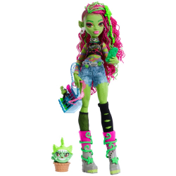 Monster High - базовая кукла Венера Макфлайтрап + питомец HRP81