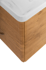 Подвесная тумба с раковиной Belbagno DUE 60 см Rovere Nature DUE-600-2C-SO-RN-P + BB-8076-3-60