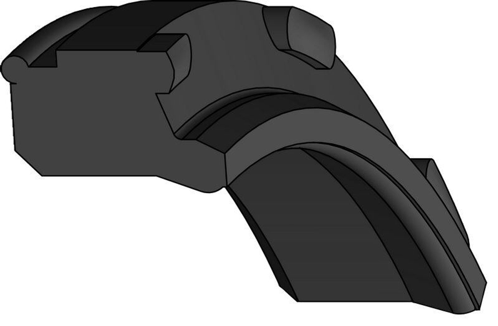 A855-025/1 NBR Пневматическое амортизирующее уплотнение 25-35-7,8/6,3