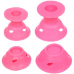 Бигуди силиконовые 40шт в косметичке «KUDRI», цвет розовый, два размера 2*5 и 1,5*3,9см