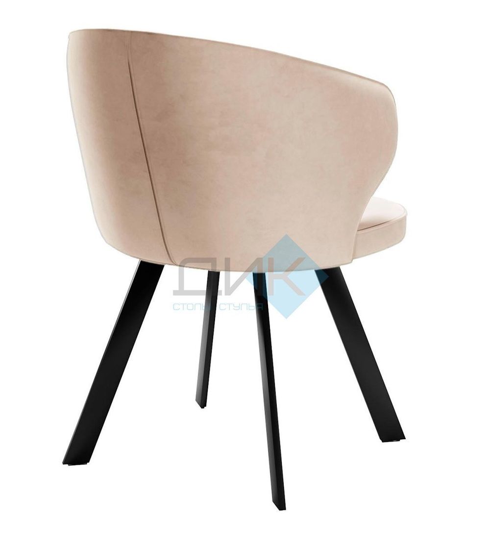 Стул DikLine 249 поворотный опоры чёрные