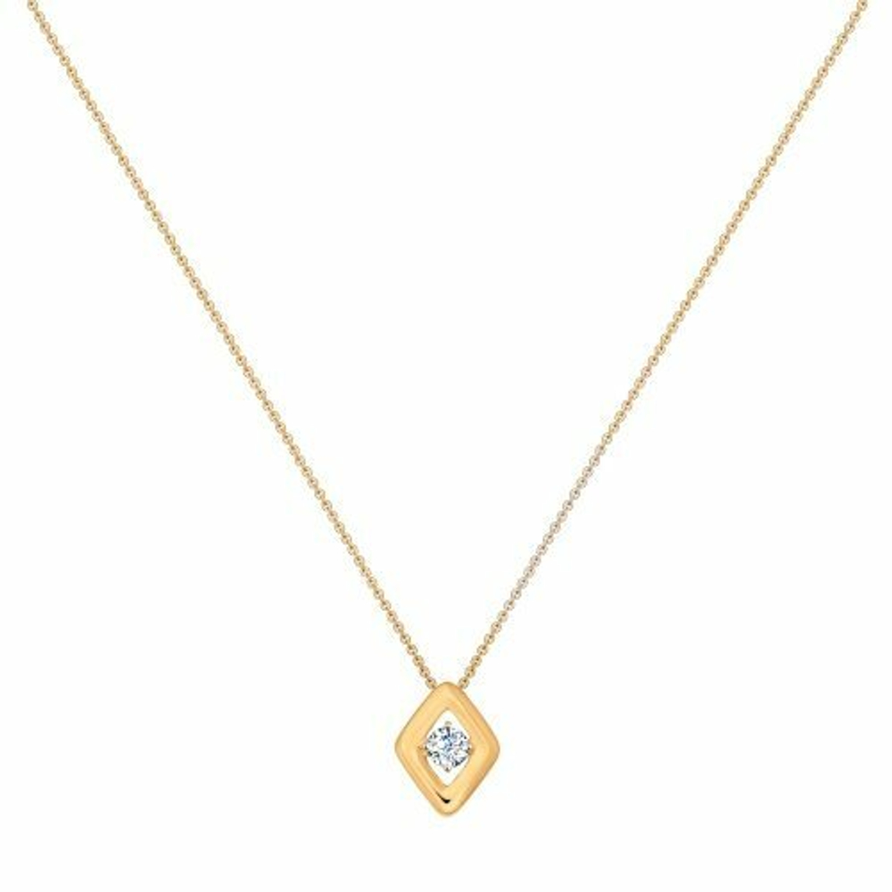 Колье из золота со Swarovski Zirconia