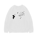 Свитшот "Бишон Фризе и бабочки"