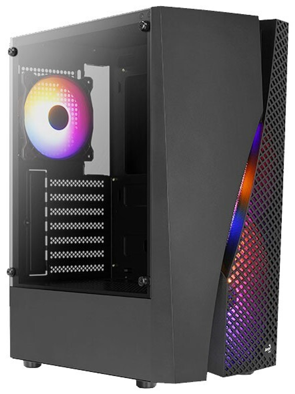 Корпус ATX AeroCool Wave-G-BK-v2