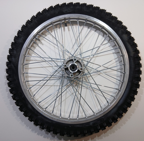 Колесо переднее в сборе 80/100-21 ось Ф15мм Мотоцикл KAYO T2 ENDURO