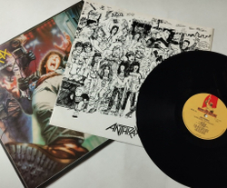 Винтажная виниловая пластинка LP Anthrax Spreading The Disease (France 1985)