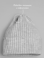 Шапка и снуд для девочки осенние серая