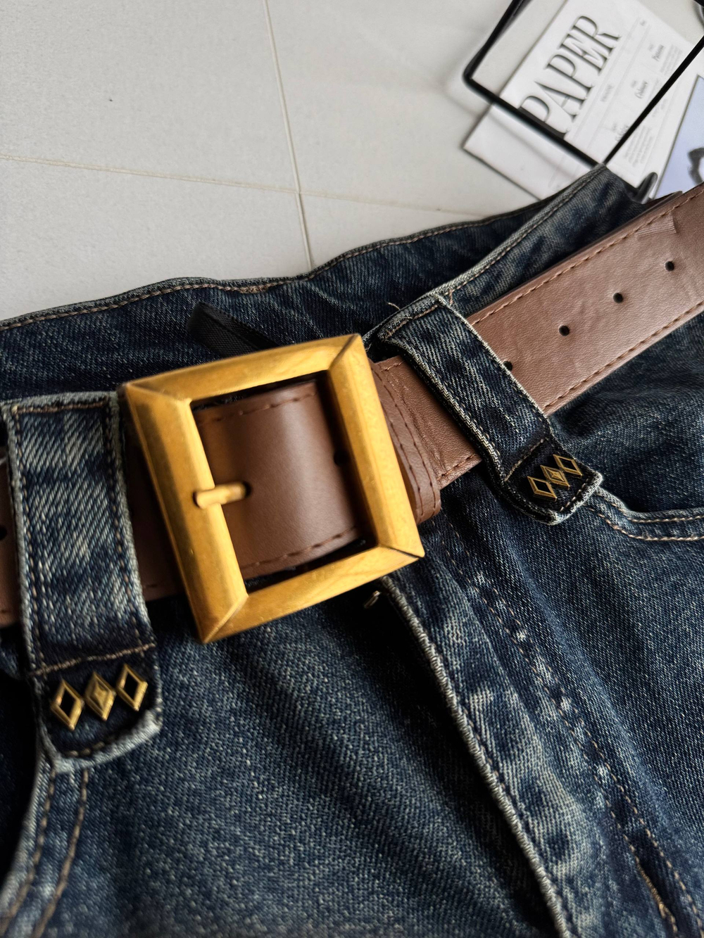 Брюки джинсовые жен. 2267 син.