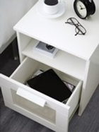 Тумба прикроватная Ikea Brimnes, белый
