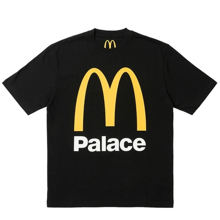 Palace McDonald's Logo Black T-Shirt