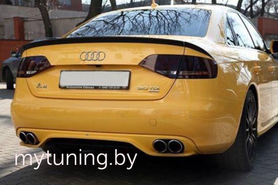 Спойлер V.1 для Audi A4 B8 2007-2015 Sedan