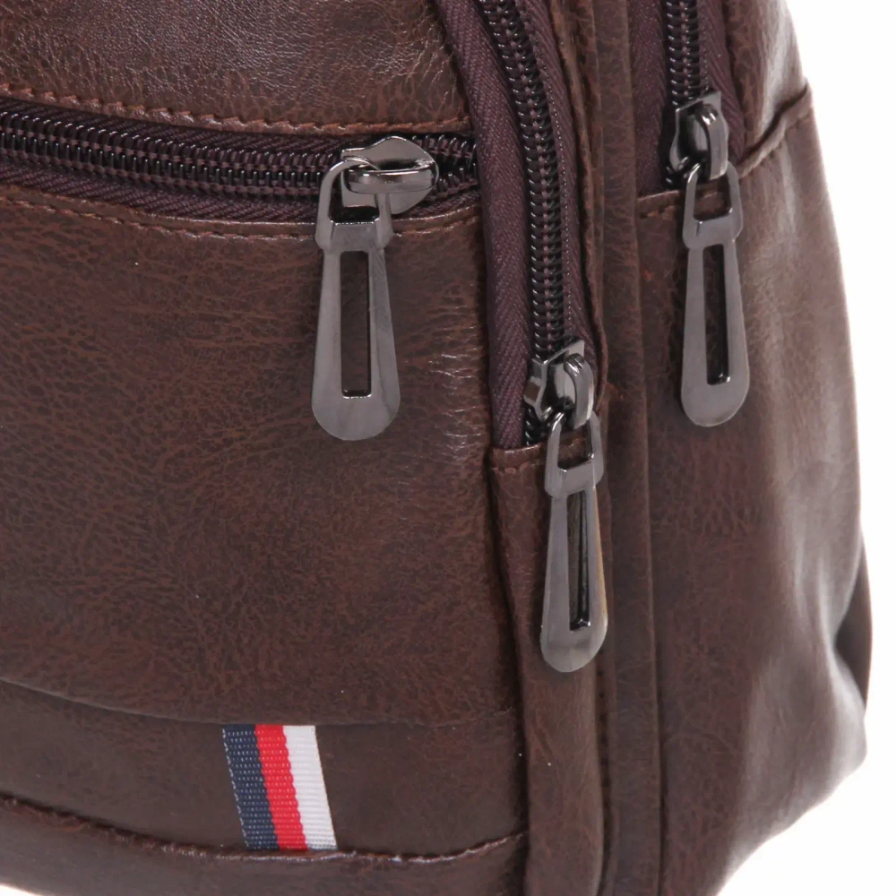 Сумка мужская «Рower Сity», цвет коричневый, два отделения и карман, 29*17*5,5см