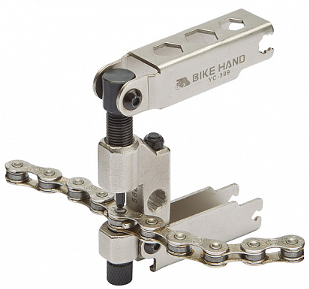Выжимка цепи YC-399 BIKE HAND универсальная, складная