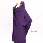 КОМПЛЕКТ: ХИМАР И АБАЯ ИЗ МЕДИНСКОГО ШЕЛКА One size