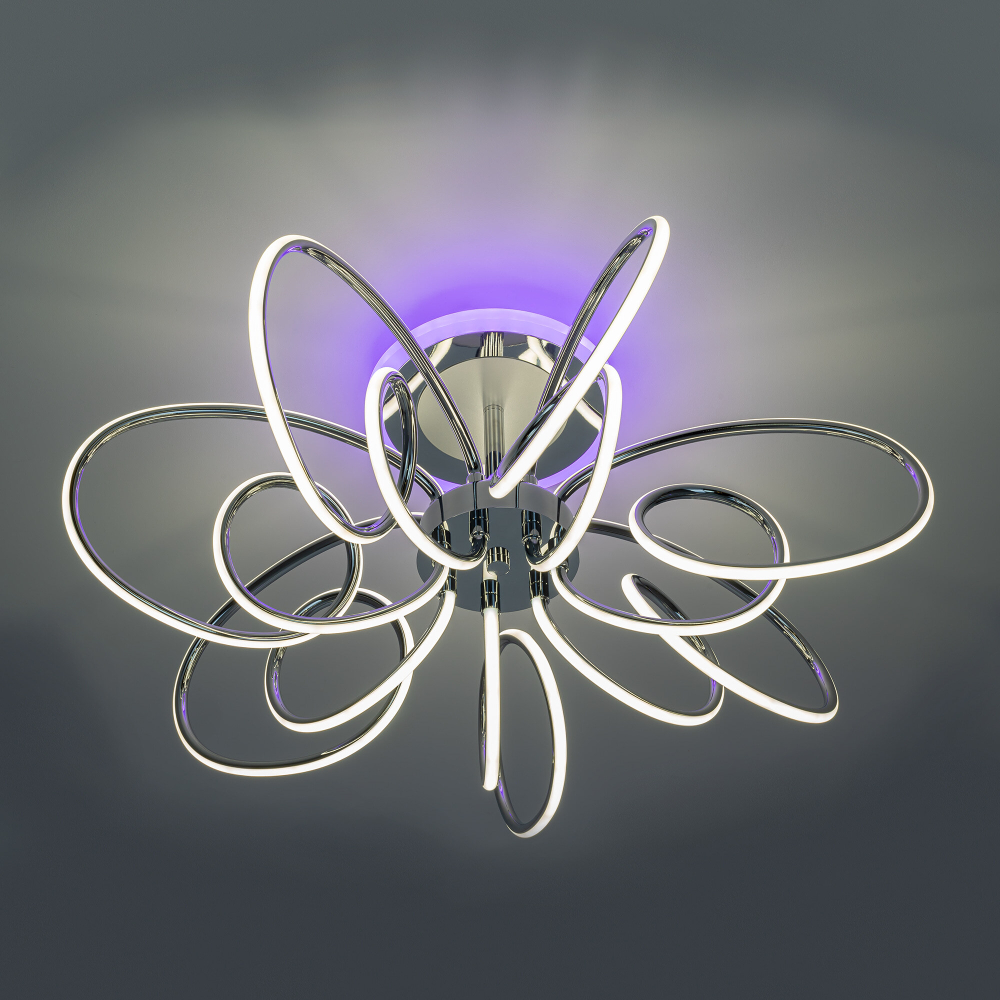 Citilux SALMA SMART CL224A171 RGB LED Умная люстра Хром