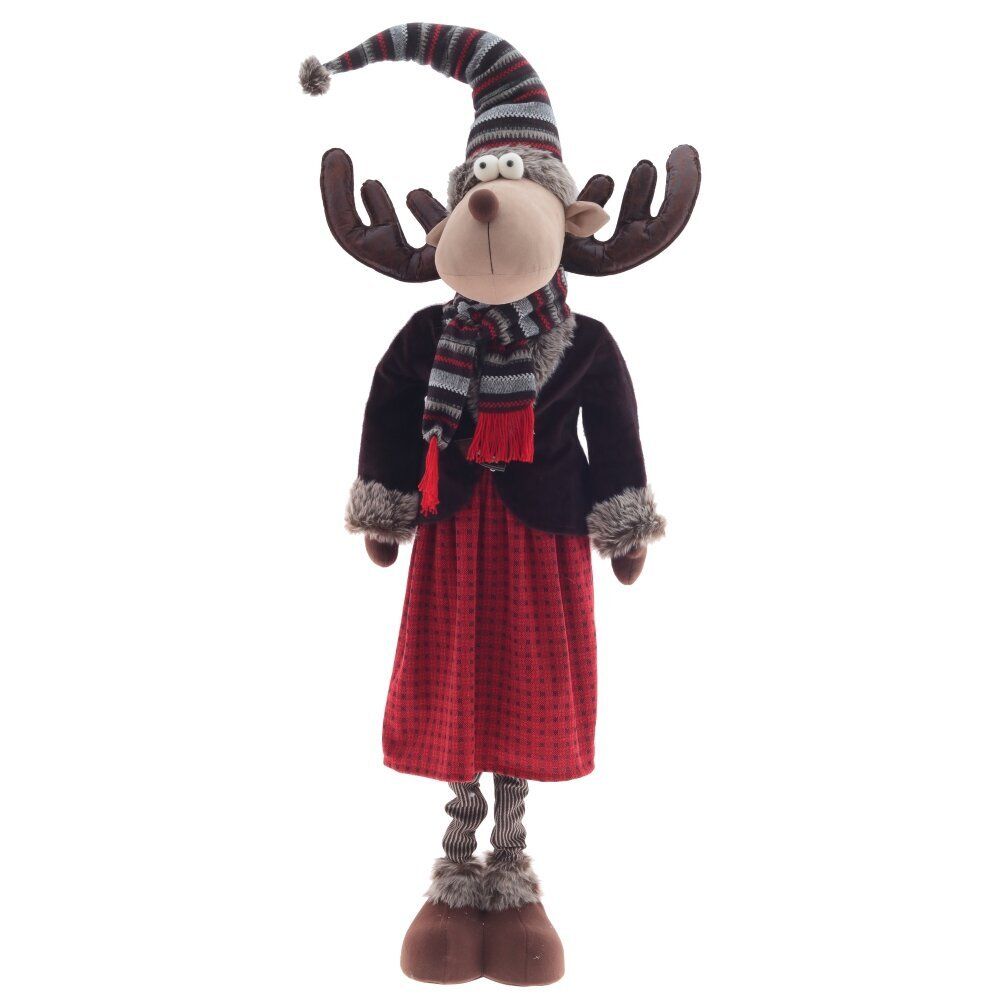 GAEM Игрушка набивная "Олень" (телескоп ноги), L67 W39 H200/97 см, 2в.