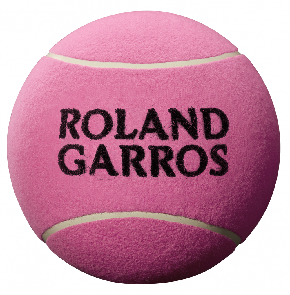Мяч для автографов  Wilson Roland Garros Jumbo Ball - pink + marker