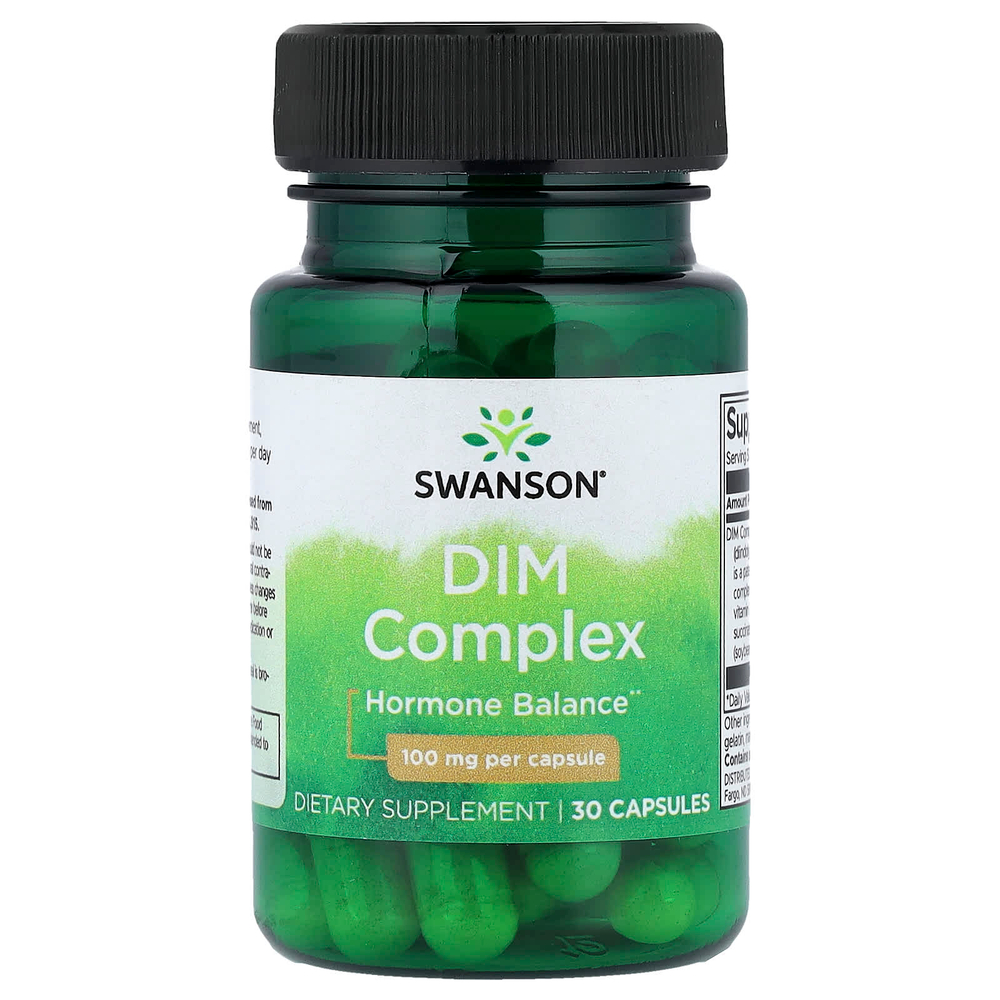 Swanson Vitamins, комплекс ДИМ, 30 капсул