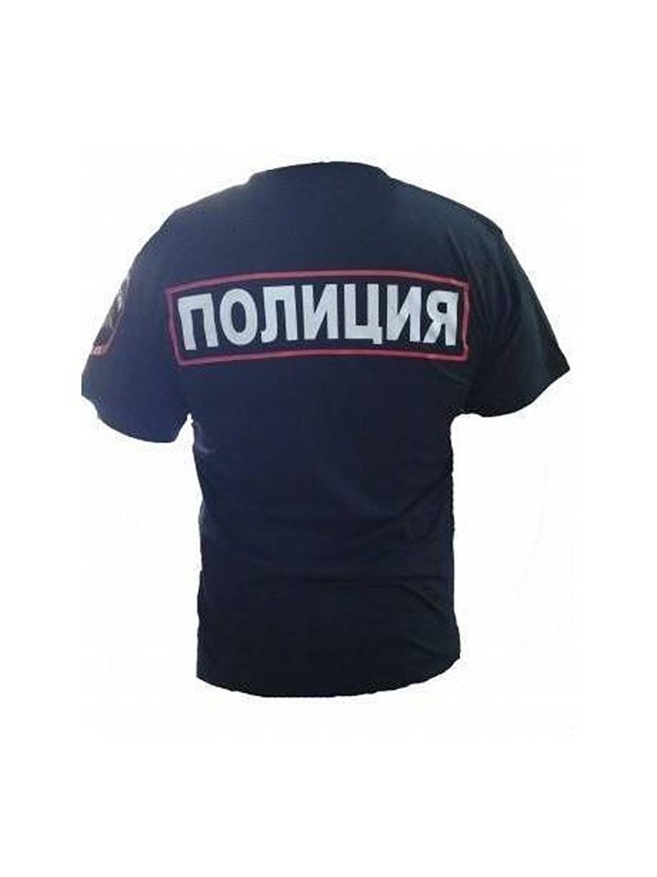 Футболка с принтом Полиция (нашивка)