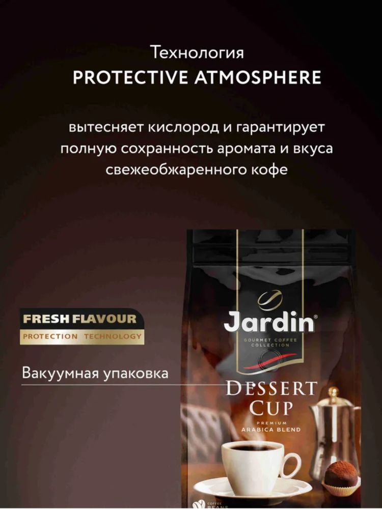 Кофе молотый Jardin Dessert Cup 250 г x 4 шт