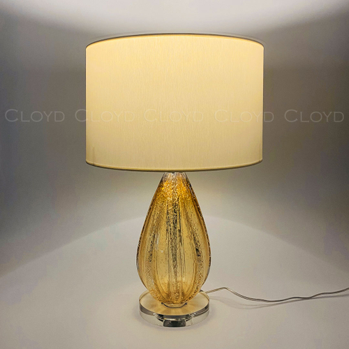 Настольная лампа Cloyd CEREUS-A T1 / крем. - выс. 58 см - янтарн. стекло (арт.30041)